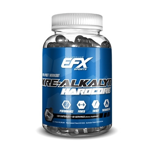 EFX Kre-Alkalyn Hardcore 120 Caps | ROUGHBULL FITNESS