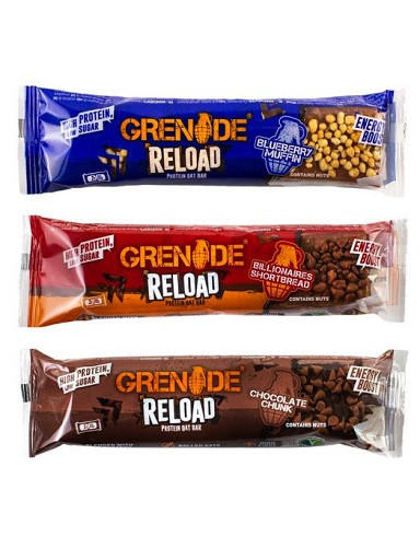 Grenade Reload Protein Oat Bar 12x70g Chocolate Chunk | ROUGHBULL FITNESS