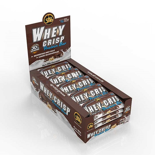 All Stars Whey Crisp Bar 24x 50g Display *NEU Coonut-Almond Crunch | ROUGHBULL FITNESS