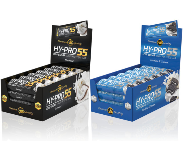 All Stars Hy-Pro Deluxe Bar 24x 55g Display Cookies & Cream | ROUGHBULL FITNESS