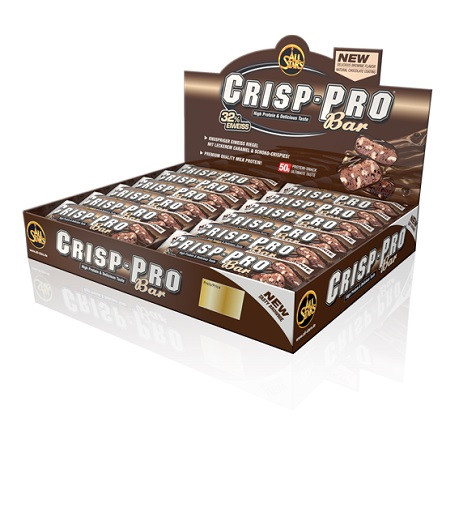 All Stars Crisp-Pro Bar 24x 50g Display Coconut Caramel | ROUGHBULL FITNESS