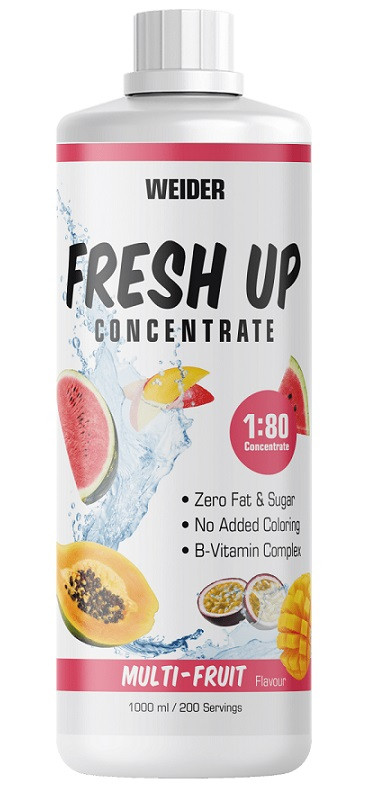 Weider FRESH UP Concentrate 1:80 Mineralgetränk - 1000 ml Mango-Grapefruit | ROUGHBULL FITNESS