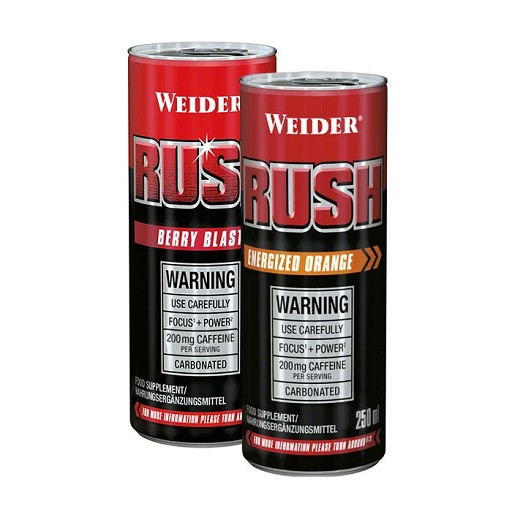 Weider Rush RTD 24x250ml Dose Berry Blast | ROUGHBULL FITNESS