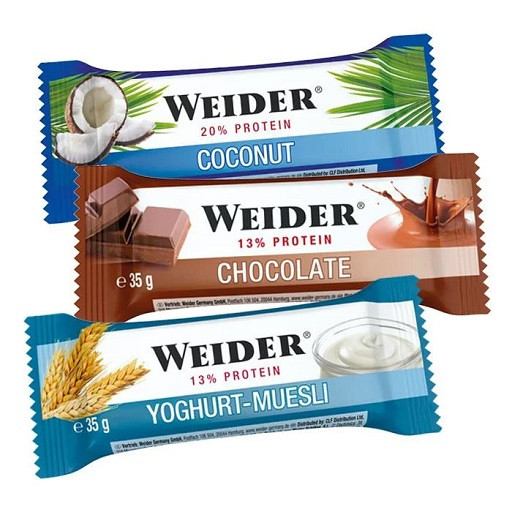 Weider BAR 24 x35g Haselnuss | ROUGHBULL FITNESS