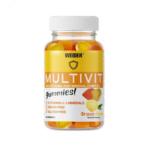 Weider Multivit Gummies 80 Stk Orange & Lemon | ROUGHBULL FITNESS