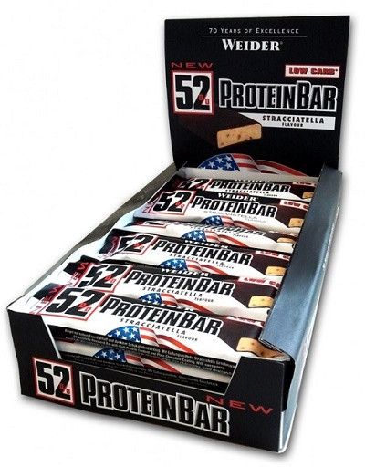 Weider 52% Protein Bar 24x50g Milchschokolade | ROUGHBULL FITNESS