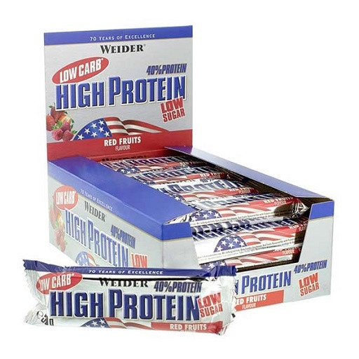 Weider Low Carb High Protein 40% Riegel 24x50g Latte Macchiato | ROUGHBULL FITNESS