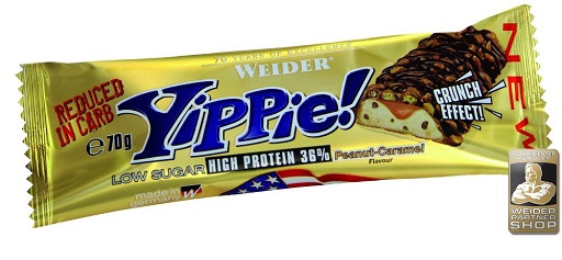 Weider Yippie Riegel 12x70g Triple Chocolate | ROUGHBULL FITNESS