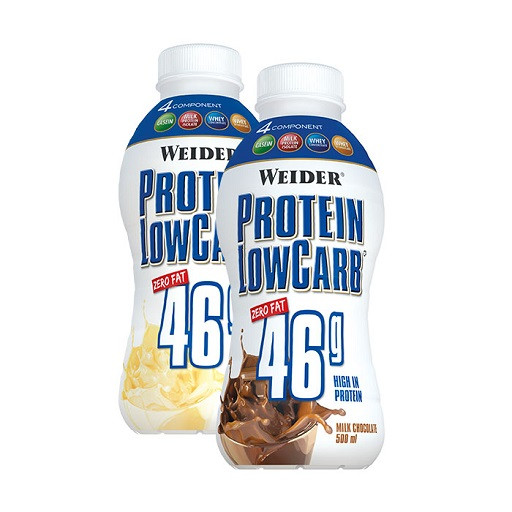 Weider Muscle Low Carb Drink, (6x500 ml) Schoko | ROUGHBULL FITNESS