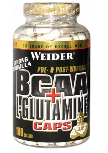 Weider BCAA + Glutamin 180 Kapsel | ROUGHBULL FITNESS
