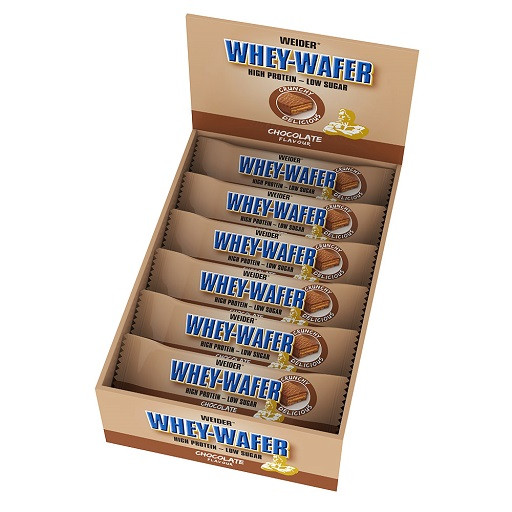 Weider Whey Wafer 12 x 35g Schoko | ROUGHBULL FITNESS