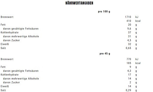 Weider Yippie Nuts Bar 12 x 45g Caramel Peanut Butter | ROUGHBULL FITNESS