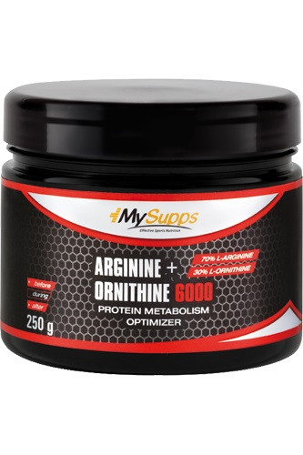 MySupps Arginine + Ornithine 6000 250g | ROUGHBULL FITNESS