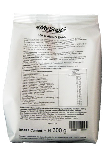 MySupps Amino EAA Pulver 300g | ROUGHBULL FITNESS