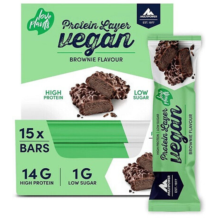 Multipower Vegan Protein Layer Bar 15x 55g | ROUGHBULL FITNESS