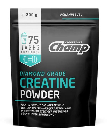 Champ Diamond Grade Creatine Powder Neutral 300 g | ROUGHBULL FITNESS