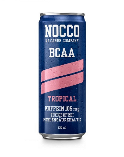 Nocco BCAA Drink  (24 x 330 ml) Tropical | ROUGHBULL FITNESS