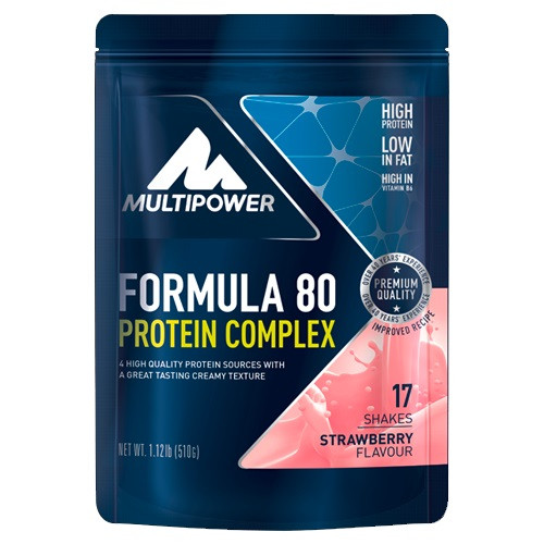 Multipower Formula 80 Protein Complex 510g Rote Grütze *NEU | ROUGHBULL FITNESS