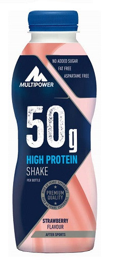 Multipower 50g High Protein Shake 12x500ml Vanille | ROUGHBULL FITNESS