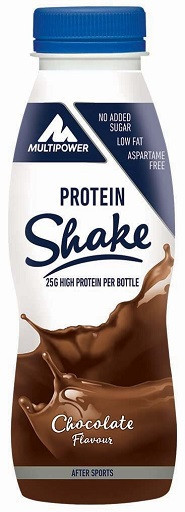 Multipower 25g High Protein Shake - 12x330ml Erdbeere | ROUGHBULL FITNESS