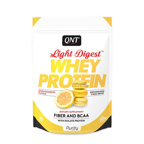 QNT Light Digest Whey Protein 500g Lemon Macaron | ROUGHBULL FITNESS