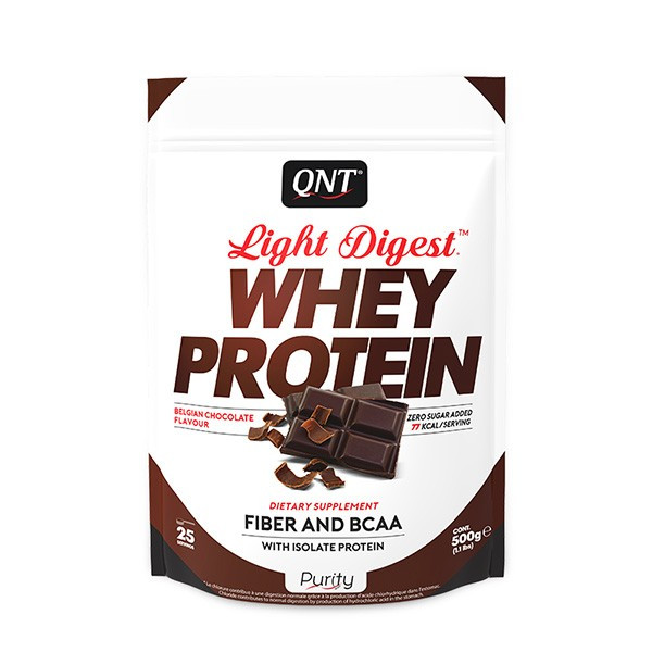 QNT Light Digest Whey Protein 500g Belgische Schokolade | ROUGHBULL FITNESS