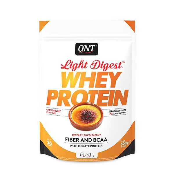 QNT Light Digest Whey Protein 500g Creme Brulee | ROUGHBULL FITNESS