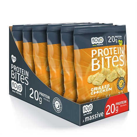 Novo Protein Chips 6x40g Grilled Chicken | ROUGHBULL FITNESS