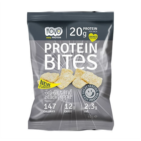 Novo Protein Chips 6x40g Sea Salt & Black Pepper | ROUGHBULL FITNESS