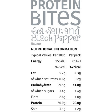 Novo Protein Chips 6x40g Sea Salt & Black Pepper | ROUGHBULL FITNESS