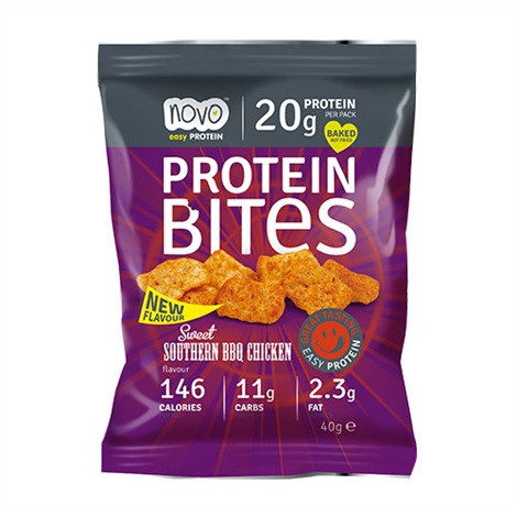 Novo Protein Chips 6x40g Sweet Southern BBQ Chicken | ROUGHBULL FITNESS