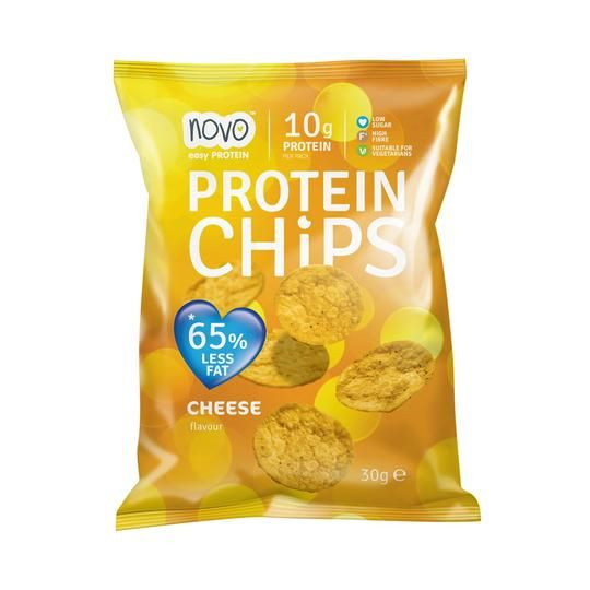 Novo Nutrition Protein Chips 6x30g Cheese | ROUGHBULL FITNESS