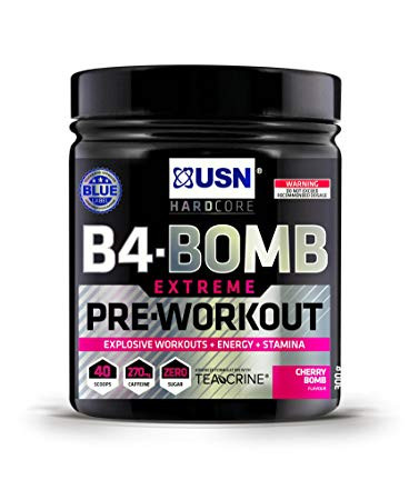 USN B4 Bomb Extreme Booster - 300g Cherry Bomb | ROUGHBULL FITNESS