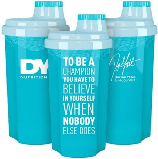 DY Nutrition Shaker 500ml Quote Turquoise | ROUGHBULL FITNESS