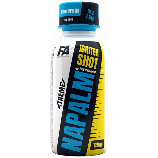 FA Nutrition Xtreme Napalm Igniter Shot - 24x120ml Orange Cherry | ROUGHBULL FITNESS