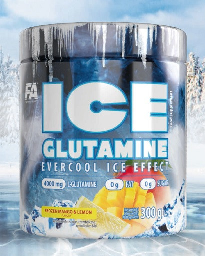 FA Nutrition ICE Glutamine 300g Frozen Mango-Lemon | ROUGHBULL FITNESS