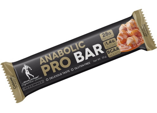 Kevin Levrone Anabolic Pro Bar 24 x 55g Caramel | ROUGHBULL FITNESS