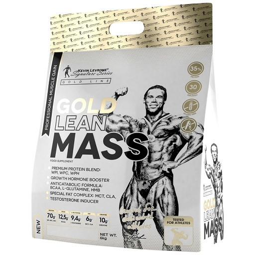 Kevin Levrone GOLD LEAN MASS 6kg Banana | ROUGHBULL FITNESS
