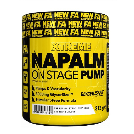 FA Nutrition NAPALM On Stage Pump 313g Mango Lemon | ROUGHBULL FITNESS