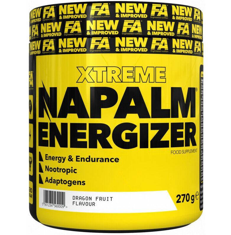 FA Nutrition Xtreme Napalm Energizer 270g Lychee | ROUGHBULL FITNESS