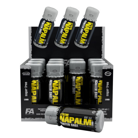 FA Nutrition Xtreme Napalm Igniter Shot - 12x60ml Apple Mint | ROUGHBULL FITNESS