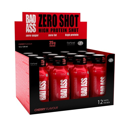 FA Nutrition BAD ASS Zero Shot 12x120ml Cherry | ROUGHBULL FITNESS