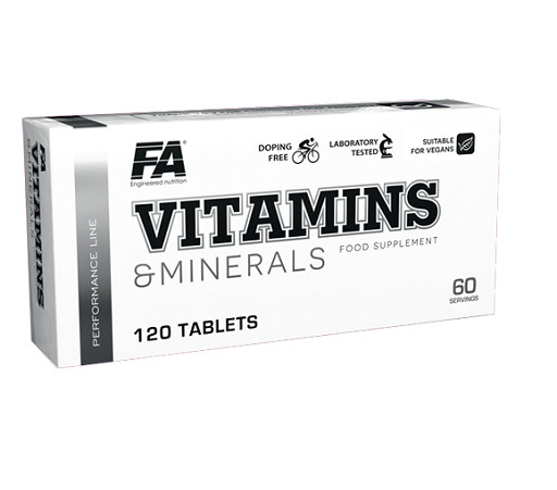 FA Nutrition Performance Vitamins & Minerals 120 Tabl. | ROUGHBULL FITNESS
