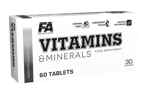 FA Nutrition Performance Vitamins & Minerals 60 Tabl. | ROUGHBULL FITNESS
