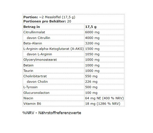 FA Nutrition Muscle Pump Stimulant Free 350g Citrus-Peach | ROUGHBULL FITNESS