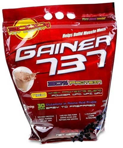 Megabol Gainer 737 - 3000g Vanilla Bisquit | ROUGHBULL FITNESS