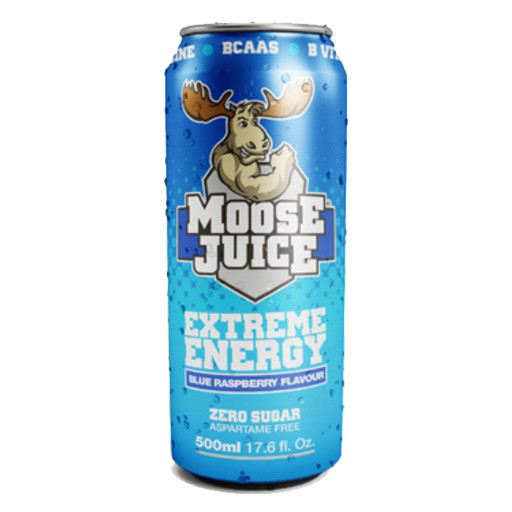 Muscle Moose Juice Energy BCAA Drink Zero Sugar - (12x500ml) Candy Soda *NEU | ROUGHBULL FITNESS