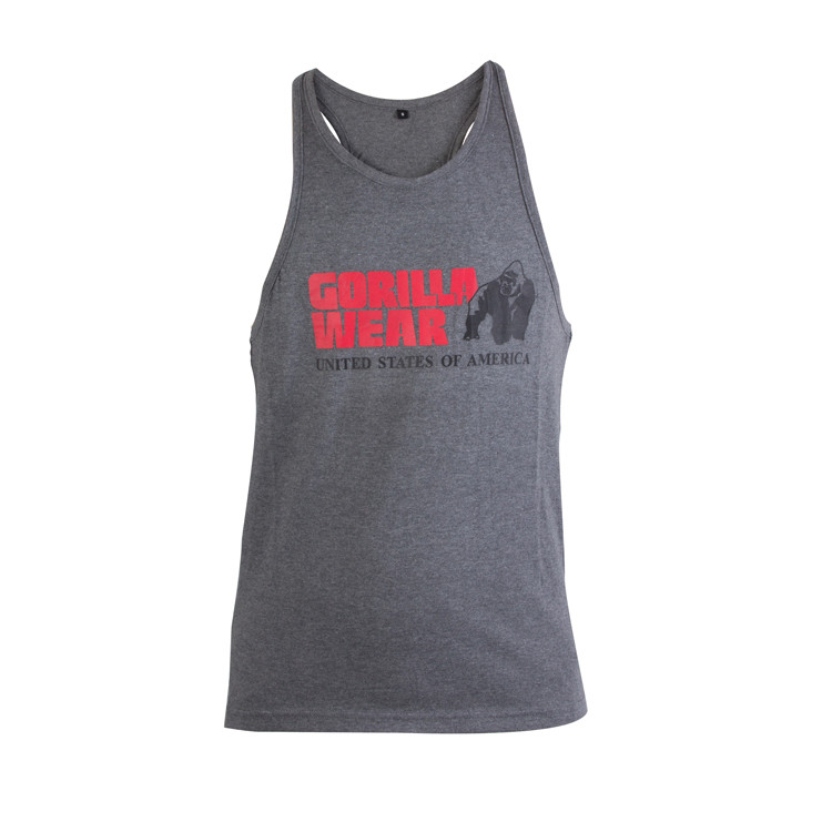Gorilla Wear Classic Tank Top - grey S | ROUGHBULL FITNESS
