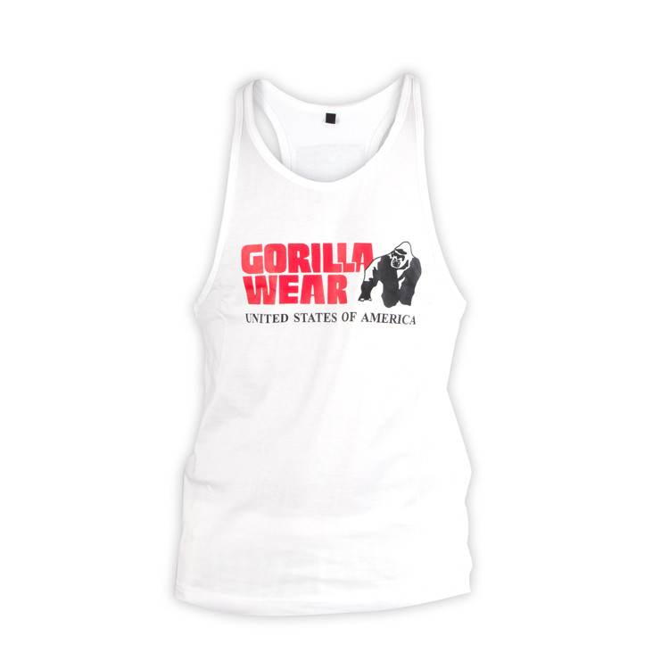 Gorilla Wear Classic Tank Top - white S | ROUGHBULL FITNESS
