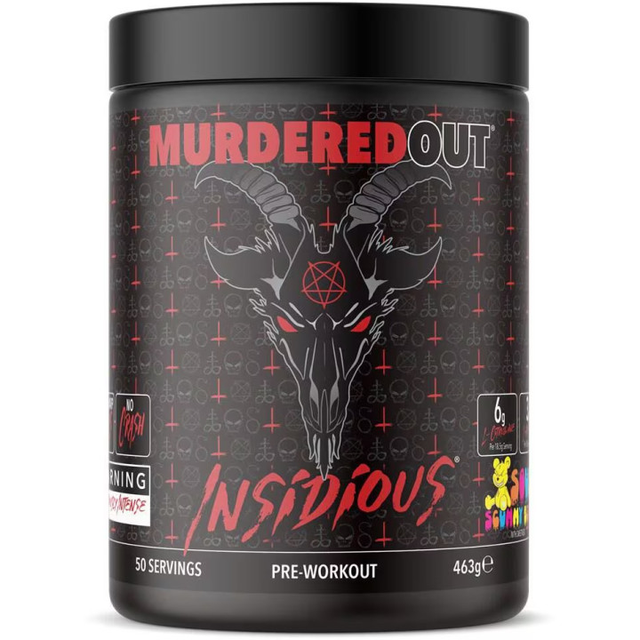 Murdered Out Insidious Preworkout 463g | ROUGHBULL FITNESS
